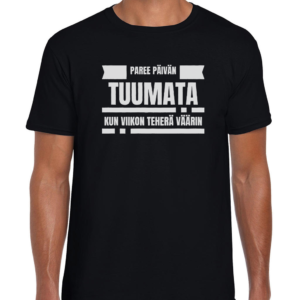 Huumoripaita Tuumata - T-paita - 26