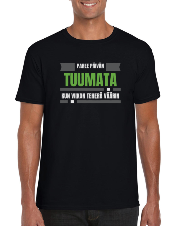 Huumoripaita Tuumata - T-paita - 3