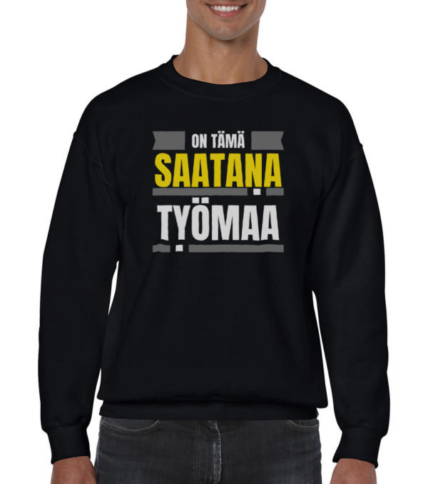 Huumoripaita Saatana työmaa - College - 12