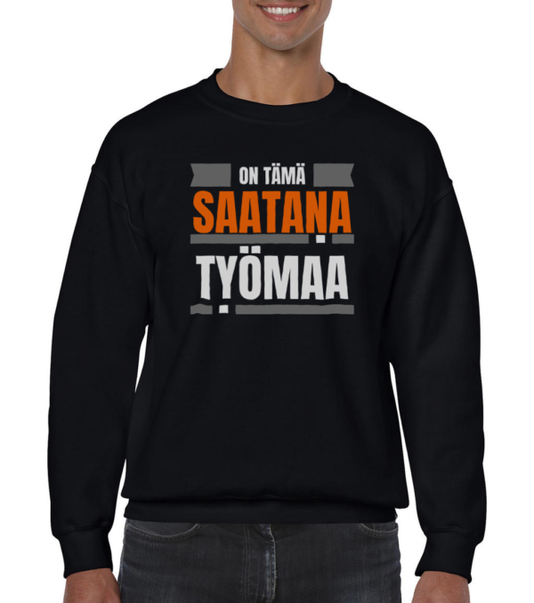 Huumoripaita Saatana työmaa - College - 8