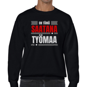 Huumoripaita Saatana työmaa - College - 34