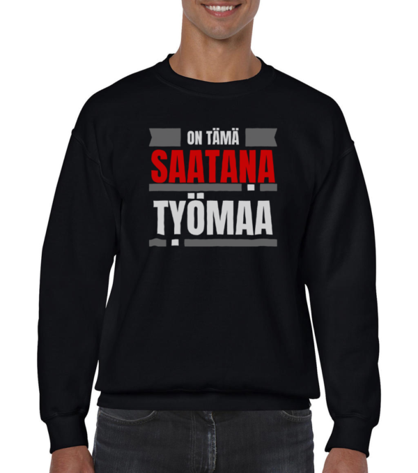 Huumoripaita Saatana työmaa - College - 11