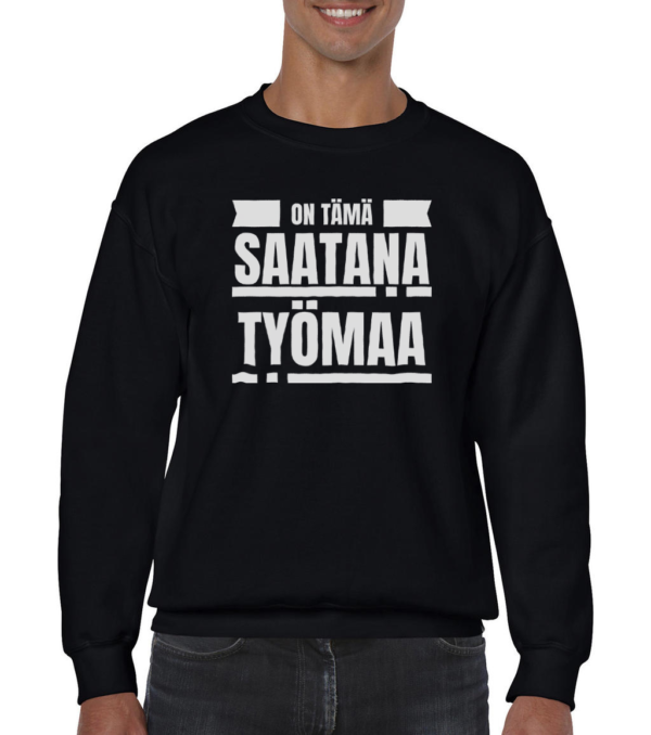 Huumoripaita Saatana työmaa - College - 13