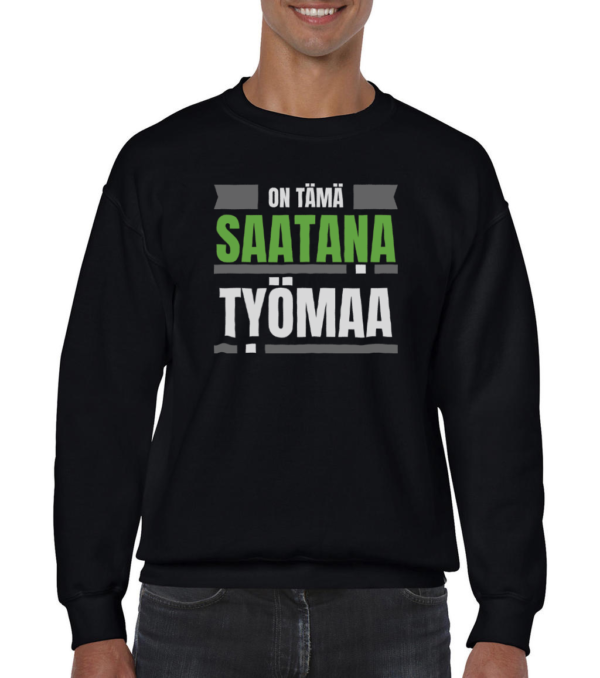 Huumoripaita Saatana työmaa - College - 10