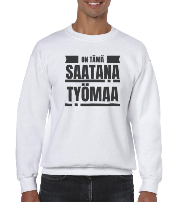 Huumoripaita Saatana työmaa - College - 7