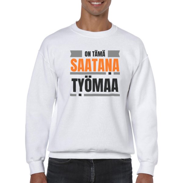 Huumoripaita Saatana työmaa - College - 1