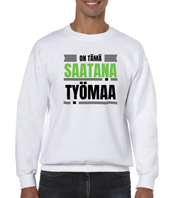 Huumoripaita Saatana työmaa - College - 4