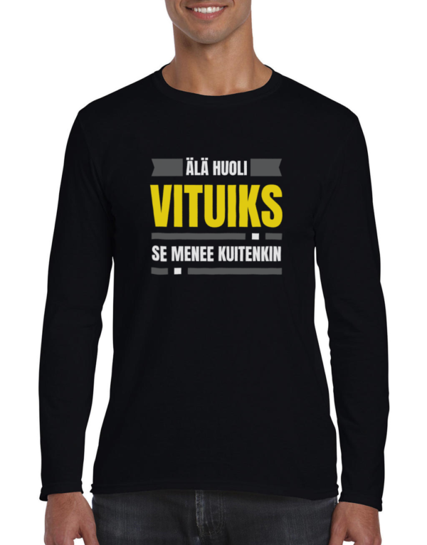 Huumoripaita Vituiks - Pitkähihainen - 6