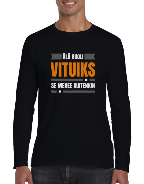 Huumoripaita Vituiks - Pitkähihainen - 2