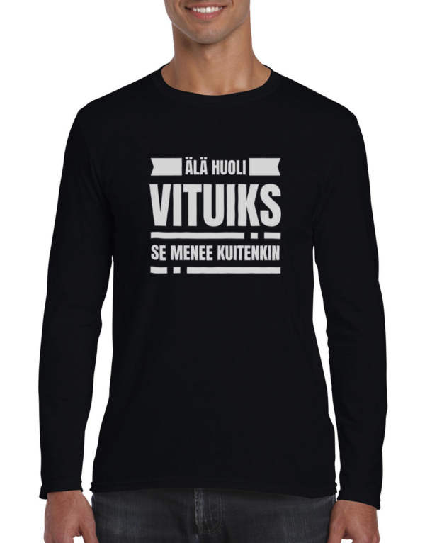 Huumoripaita Vituiks - Pitkähihainen - 7