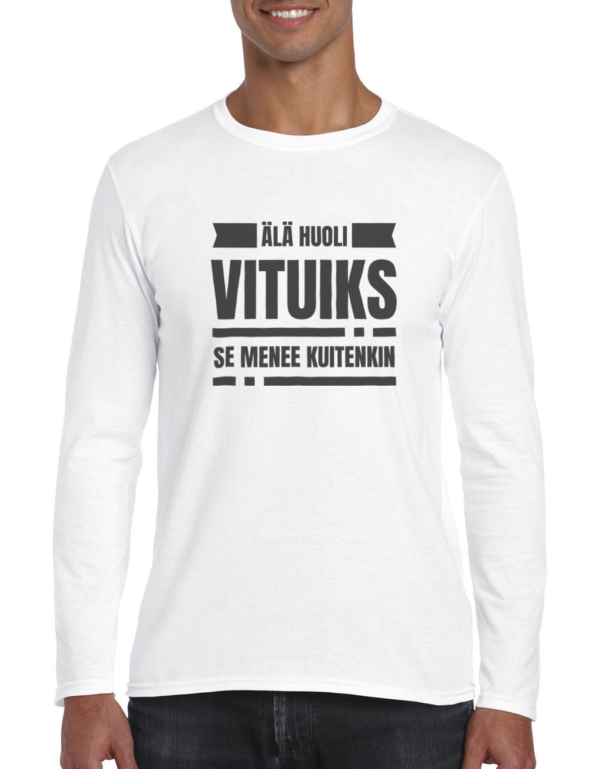 Huumoripaita Vituiks - Pitkähihainen - 13