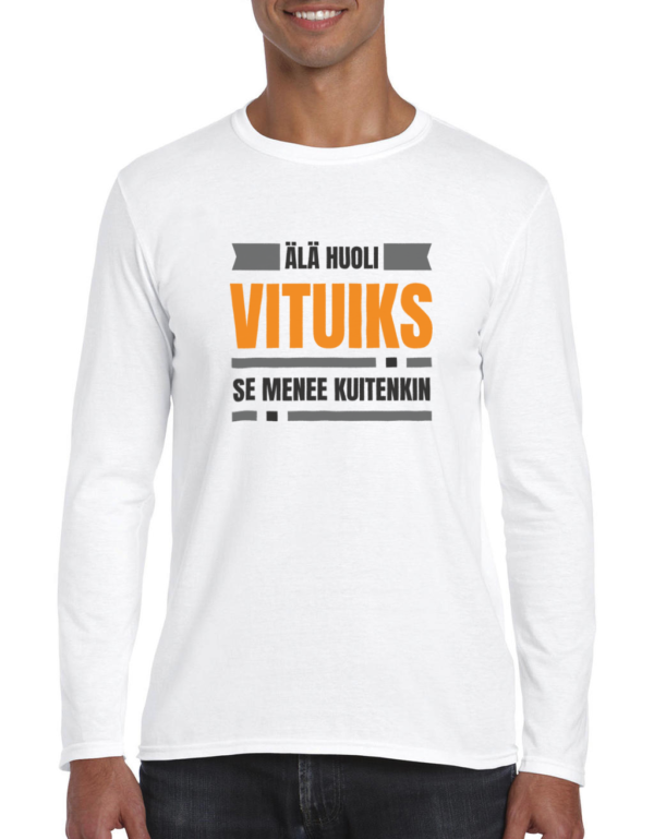 Huumoripaita Vituiks - Pitkähihainen - 8