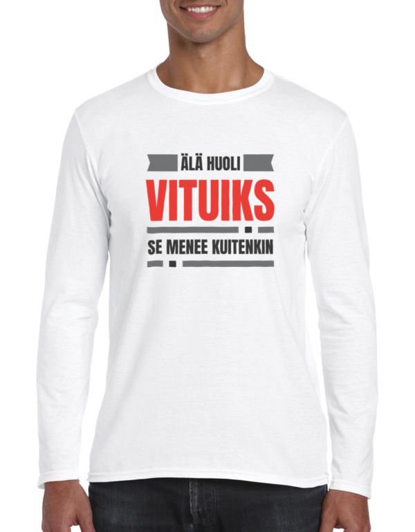 Huumoripaita Vituiks - Pitkähihainen - 11