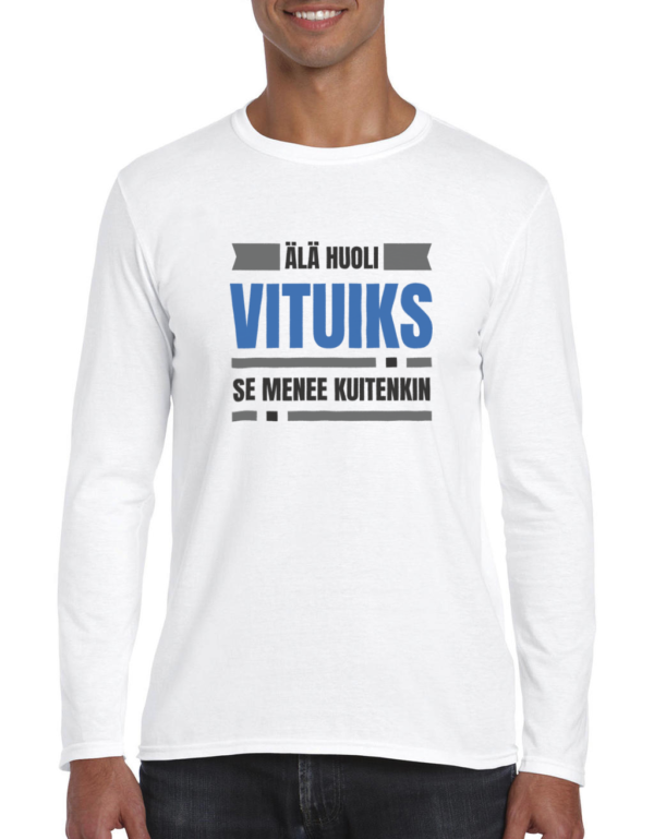 Huumoripaita Vituiks - Pitkähihainen - 9