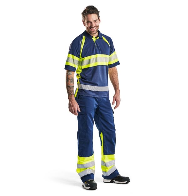 BLÅKLÄDER HIGHVIS PIKEEPAITA UV-SUOJALLA 33381051 - 5