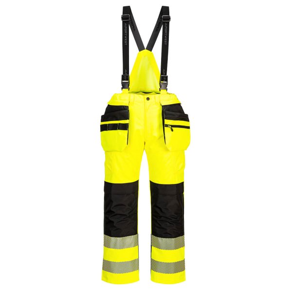 Portwest PW3 Hi-Vis Sadetta kestävät avohaalarit - 1