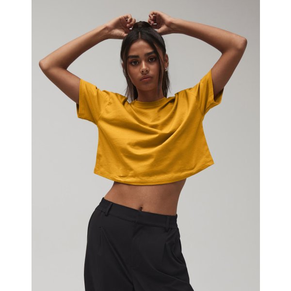 Bella+Canvas Naisten Jersey Crop T-Paita - 1