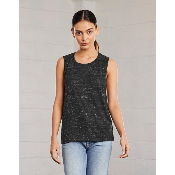 Bella+Canvas Flowy Scoop Muscle Tank Top - 1