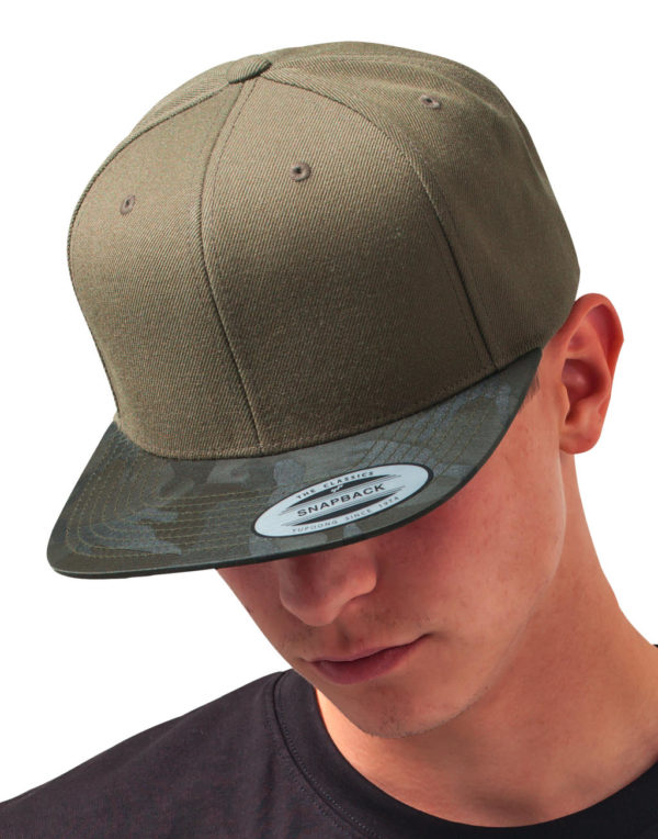 Flexfit Camo Visor Snapback - 2