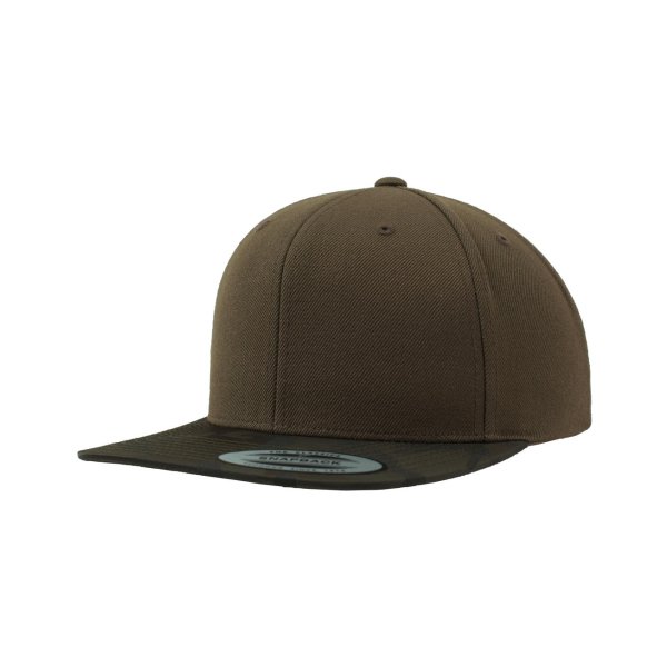 Flexfit Camo Visor Snapback - 1