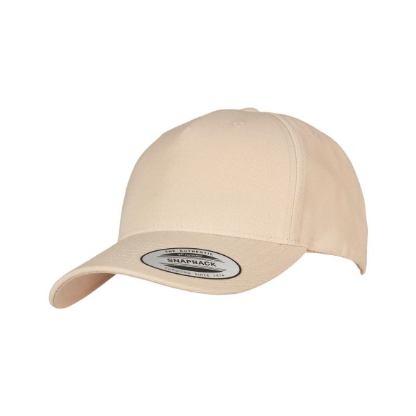 Flexfit 5-Panel Premium Curved Visor Snapback Cap - 1