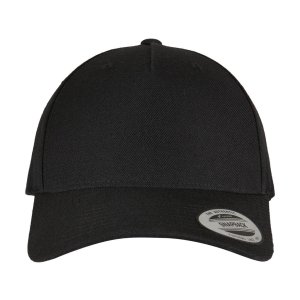 Flexfit 5-Panel Premium Curved Visor Snapback Cap - 39