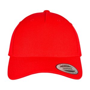 Flexfit 5-Panel Premium Curved Visor Snapback Cap - 49