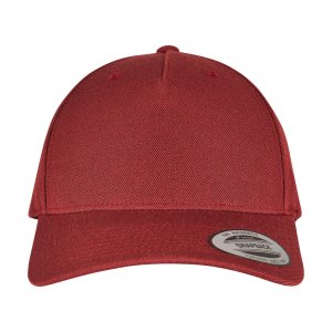 Flexfit 5-Panel Premium Curved Visor Snapback Cap - 53