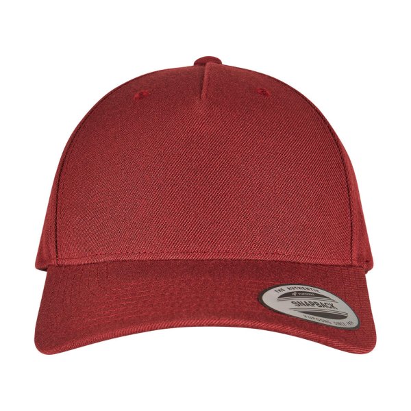 Flexfit 5-Panel Premium Curved Visor Snapback Cap - 18