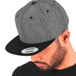 Flexfit Chambray-Suede Snapback - 13