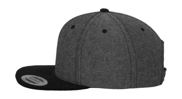 Flexfit Chambray-Suede Snapback - 7