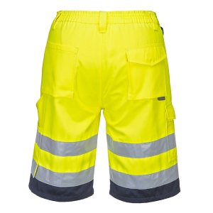 PORTWEST HI-Vis kevyet Polyesteri puuvilla shortsit - 5