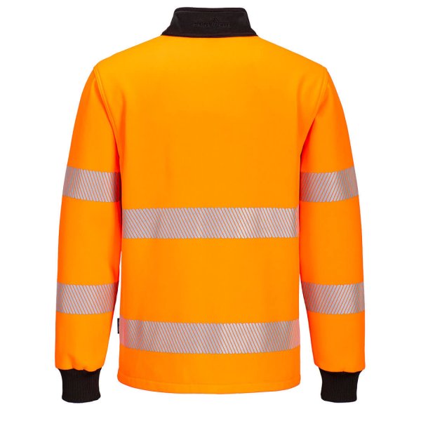 PORTWEST PW3 Hi-Vis 1/4 Vetoketju College-pusero - 1