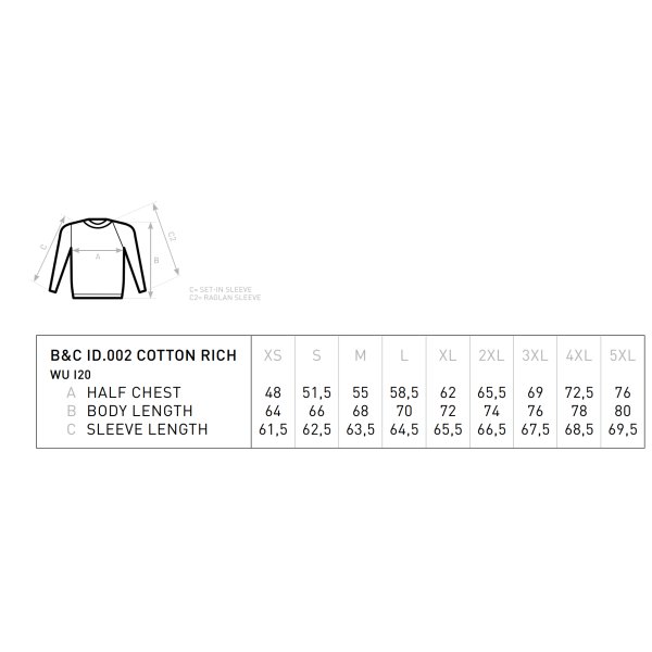 B&C ID.002 Cotton Rich College - 3