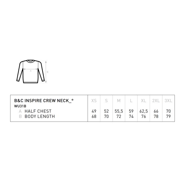 B&C Organic Inspire Crew Neck_° College - 3