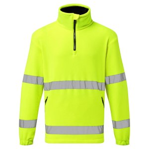 PORTWEST Hi-Vis 1/2 vetoketju Fleece