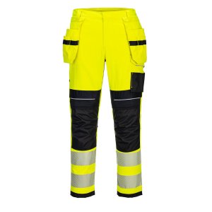 PORTWEST PW3 Liekinkestävät Hi-Vis riipputaskuhousut