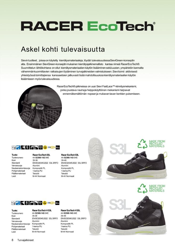 Sievi Racer Ecotech® Turvakengät - 2